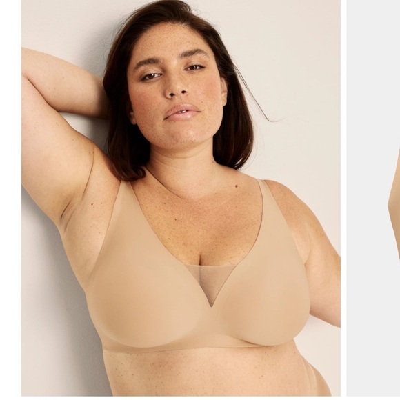 Knix Revolution Shadow Mesh Bra Warm Sand Size XXL+ - Picture 1 of 8